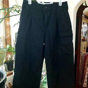 Old Navy Black Cargo Pants Petite Large
